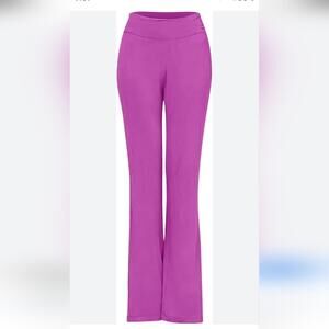 NUX NEW Boot Cut Electric Purple Athletic Yoga Pants S Athleisure Preppy Fun